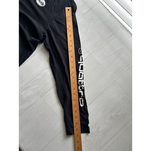 Period Correct Men's Sz Large LAudi Sport Quattro Black Long Sleeve - Picture 9 of 11